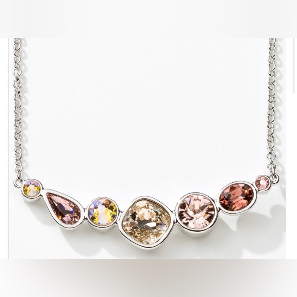 Line in the Sand Neckkace Swarovski Crystal BNIB